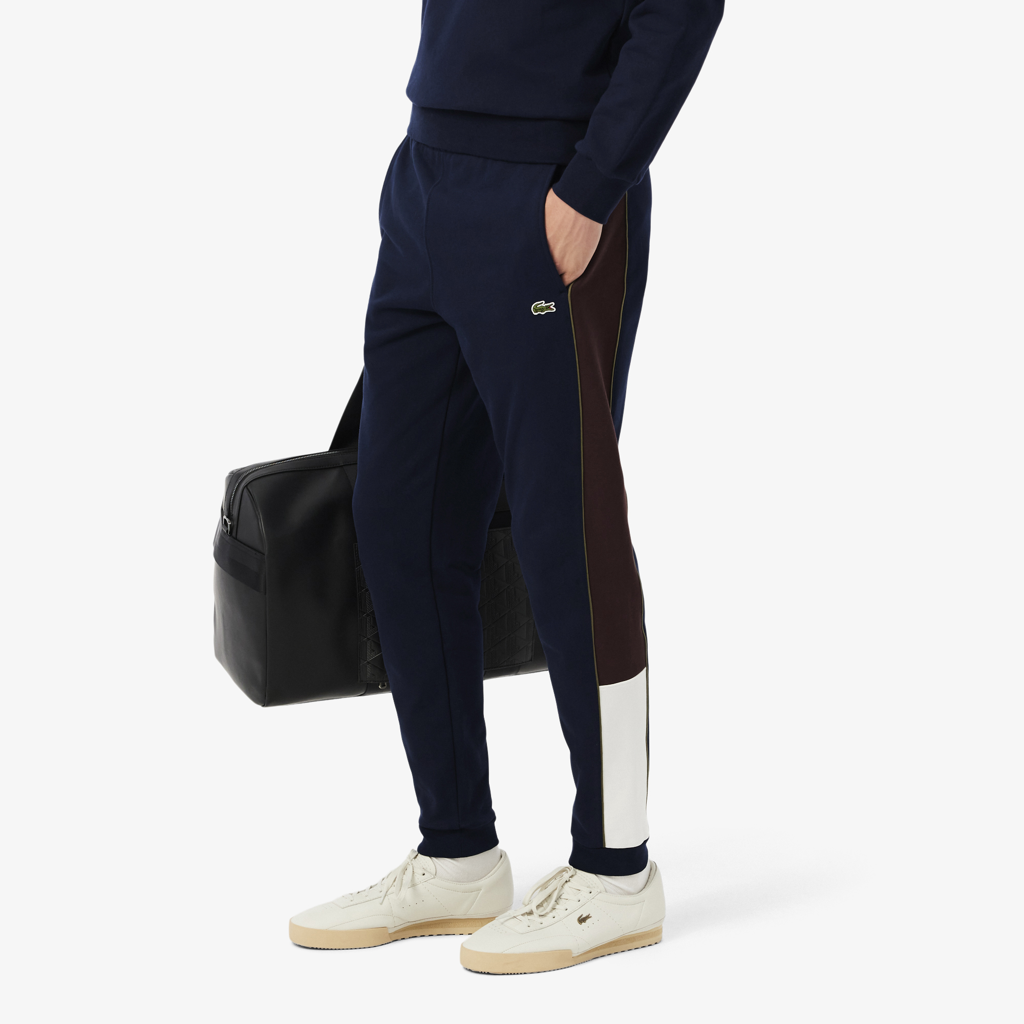 Мужские спортивные брюки Lacoste TAPERED FIT XH5923 синий  Фото 3