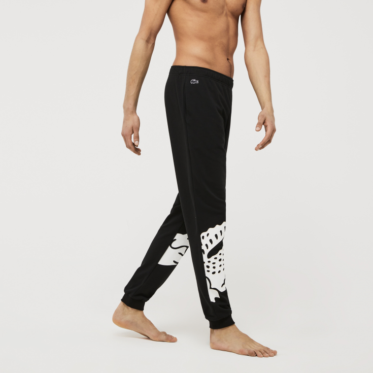 Мужские пижамные брюки Lacoste с принтом