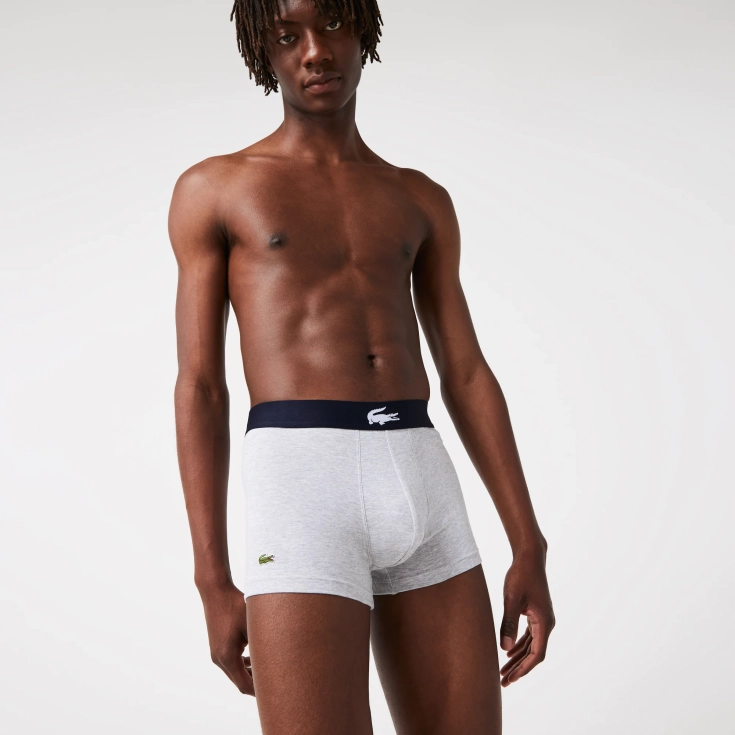 Мужское дышащее нижнее бельё из эластичного хлопка, 3 шт.