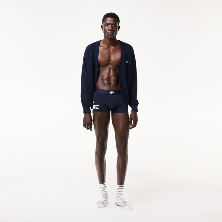 Мужское дышащее нижнее бельё из эластичного хлопка, 3 шт.