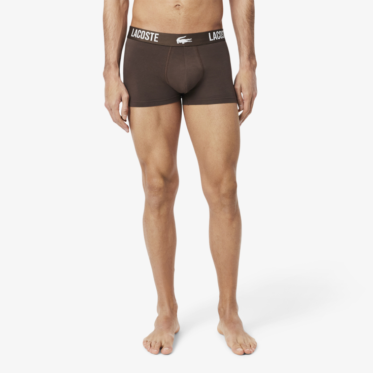Мужское хлопковое нижнее бельё Lacoste (3 ед.)