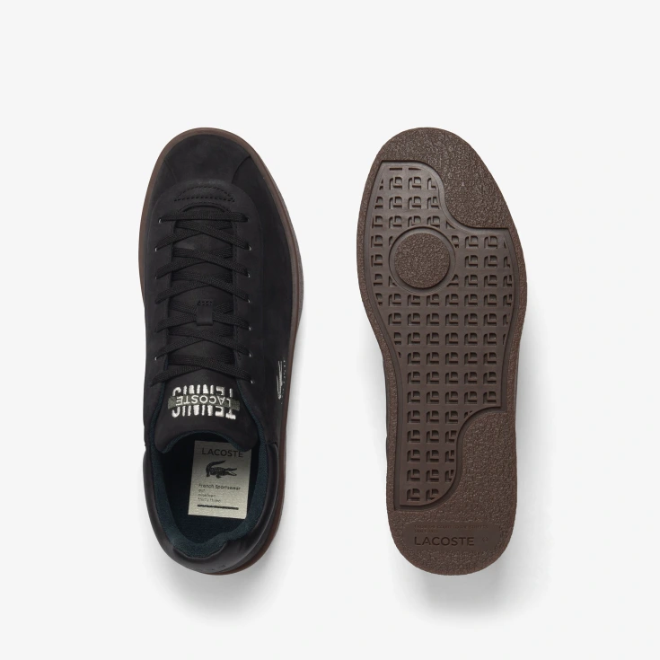 Мужские кеды Lacoste BASESHOT PRM 225 1 SMA BLK/DK GUM