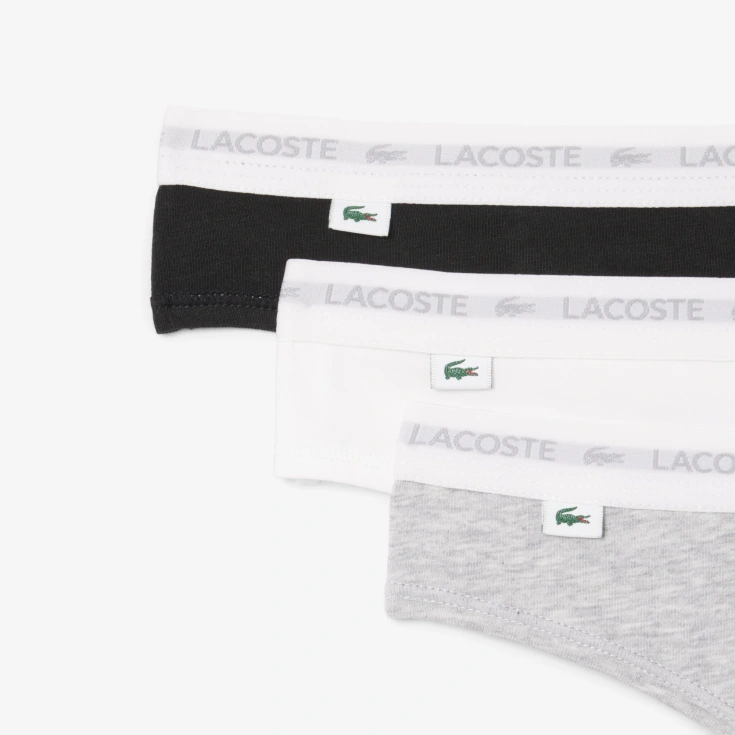 Женские трусы Lacoste из эластичного хлопка (3шт.)
