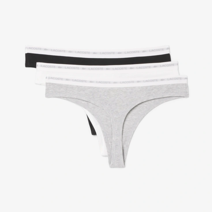 Женские трусы Lacoste из эластичного хлопка (3шт.)