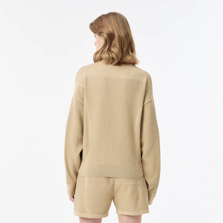Женский свитер Lacoste из смеси хлопка