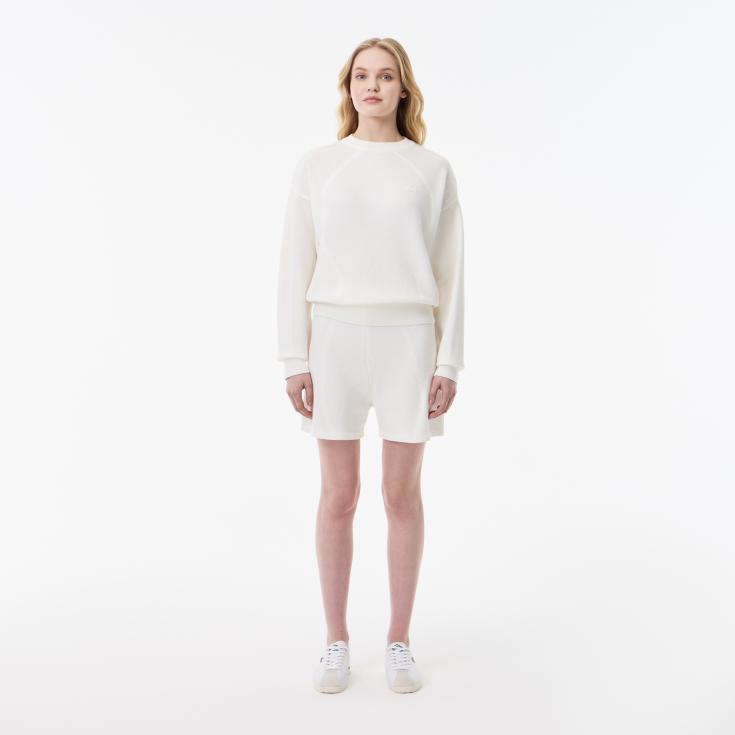 Женский свитер Lacoste из смеси хлопка