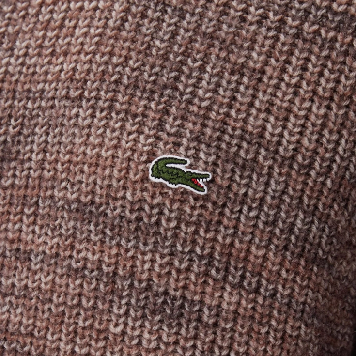 Женский шерстяной свитер Lacoste с высоким воротом