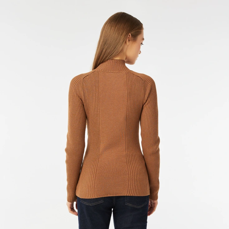 Женский свитер-водолазка Lacoste Slim Fit с длинным рукавом