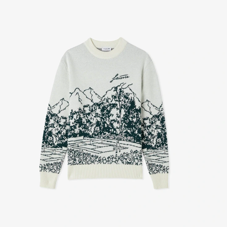 Женский свитер Lacoste с принтом RELAXED FIT