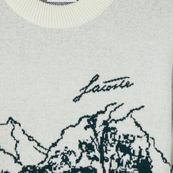 Женский свитер Lacoste с принтом RELAXED FIT