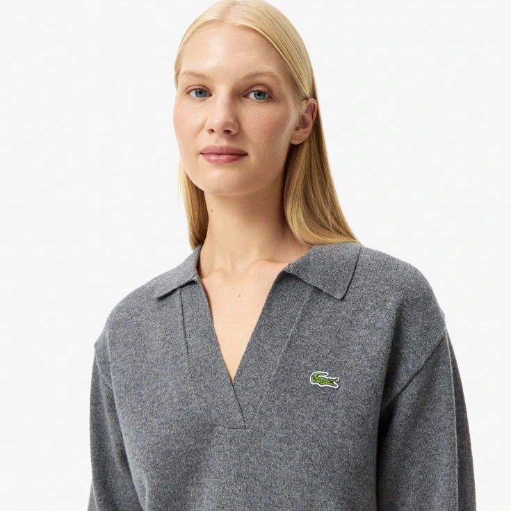 Женский шерстяной свитер Lacoste