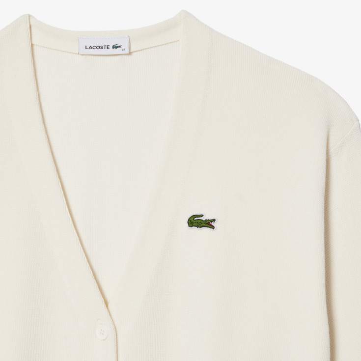 Женский кардиган Lacoste из органического хлопка