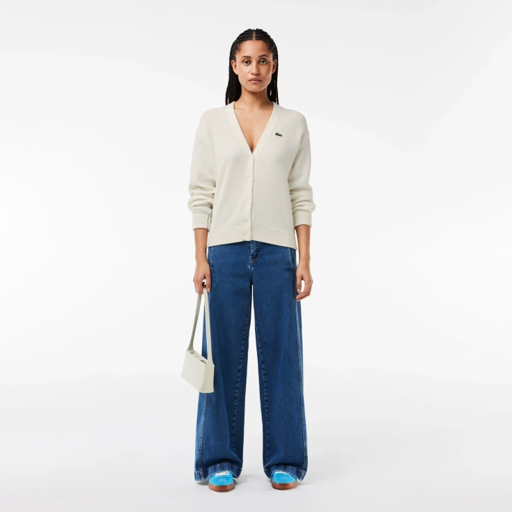 Женский кардиган Lacoste из органического хлопка