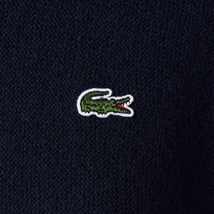 Женский шерстяной свитер Lacoste с высоким воротом