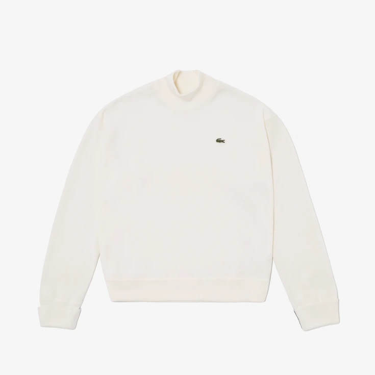 Женский шерстяной свитер Lacoste с высоким воротом