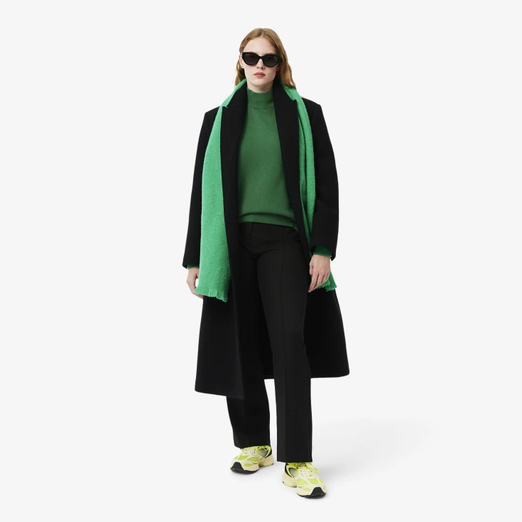 Женский шерстяной свитер Lacoste с высоким воротом