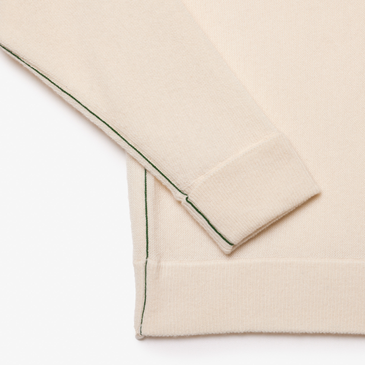 Женский шерстяной кардиган Lacoste с v-образным вырезом