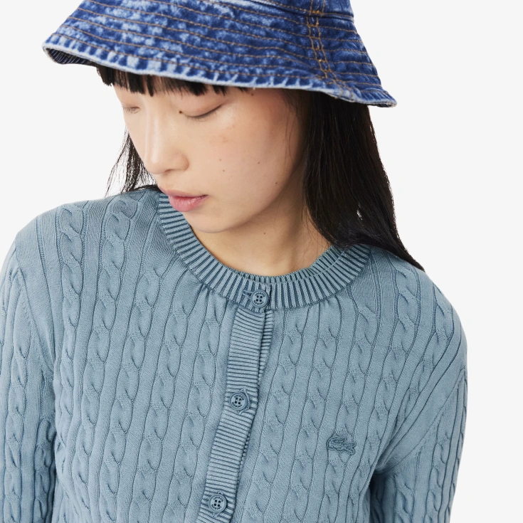 Женский кардиган Lacoste из органического хлопка