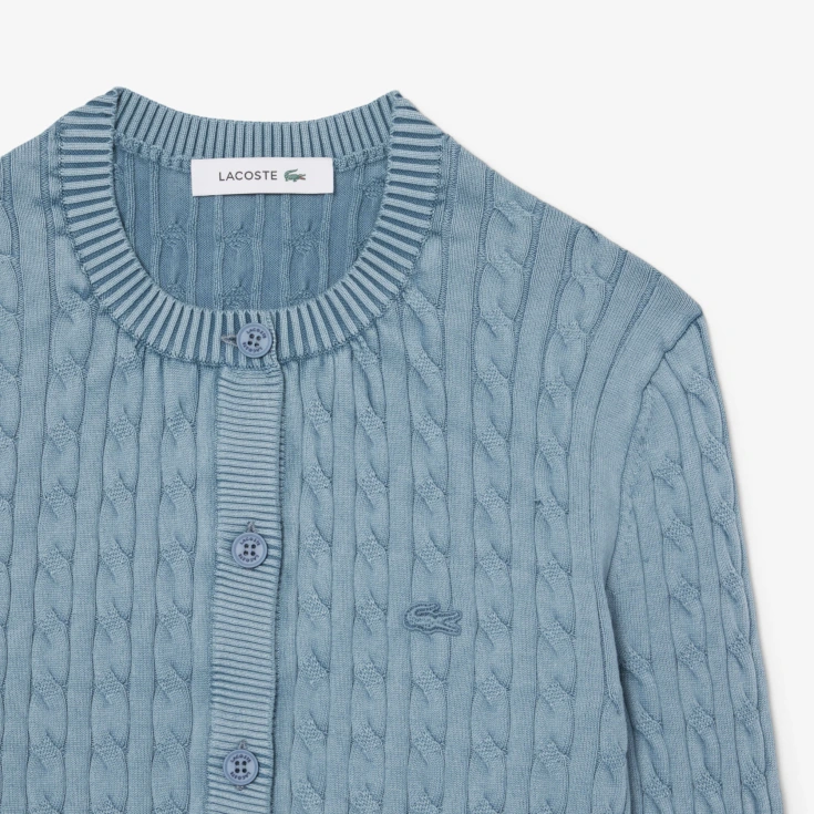 Женский кардиган Lacoste из органического хлопка
