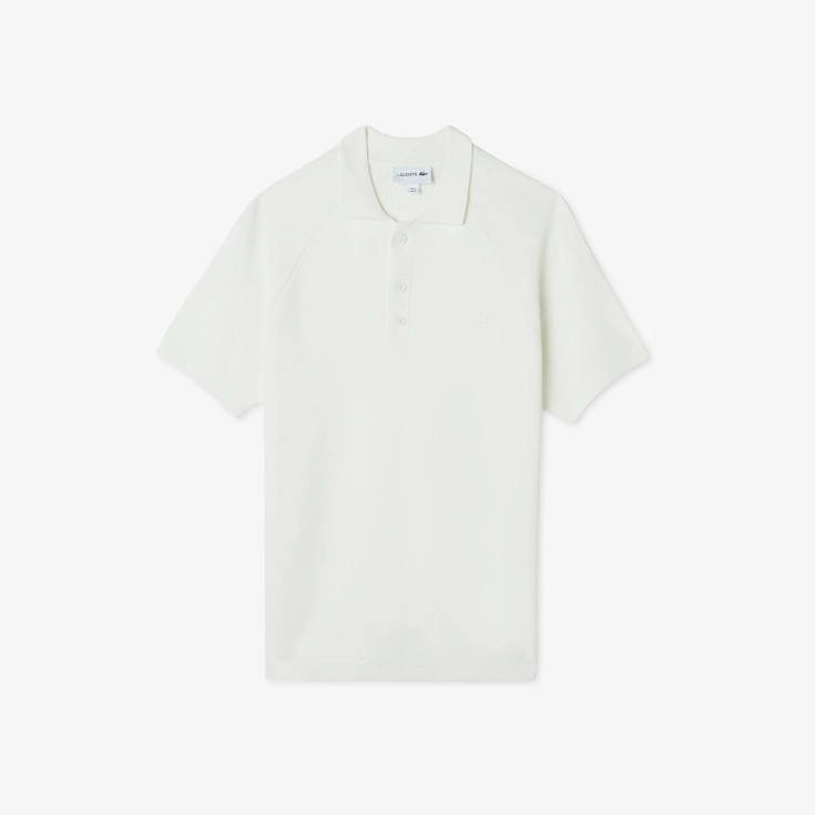 Мужское тёплое трикотажное поло Lacoste