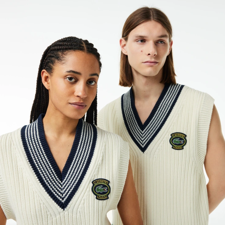 Хлопковая жилетка для тенниса Lacoste Unisex
