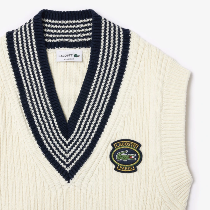 Хлопковая жилетка для тенниса Lacoste Unisex