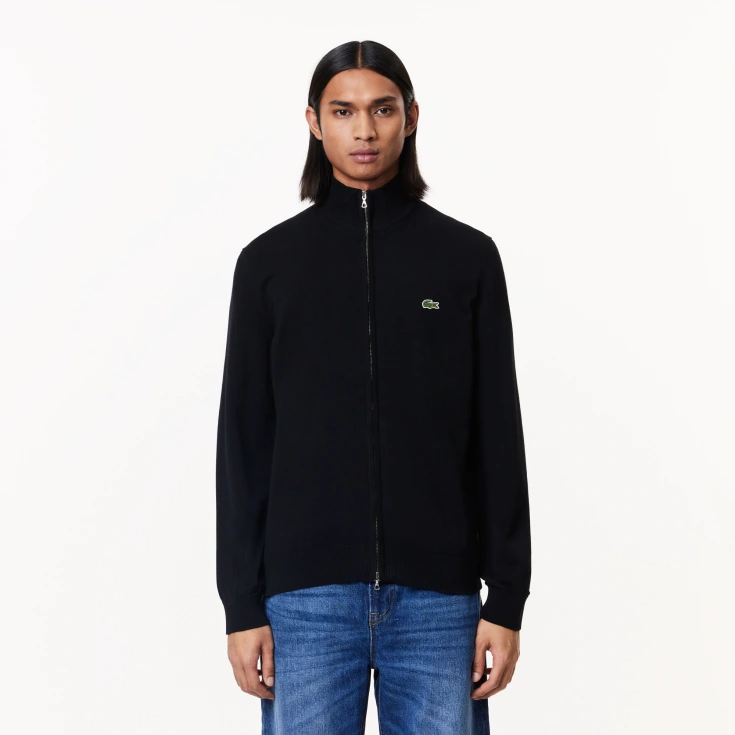 Мужской свитер Lacoste на молнии из органического хлопка