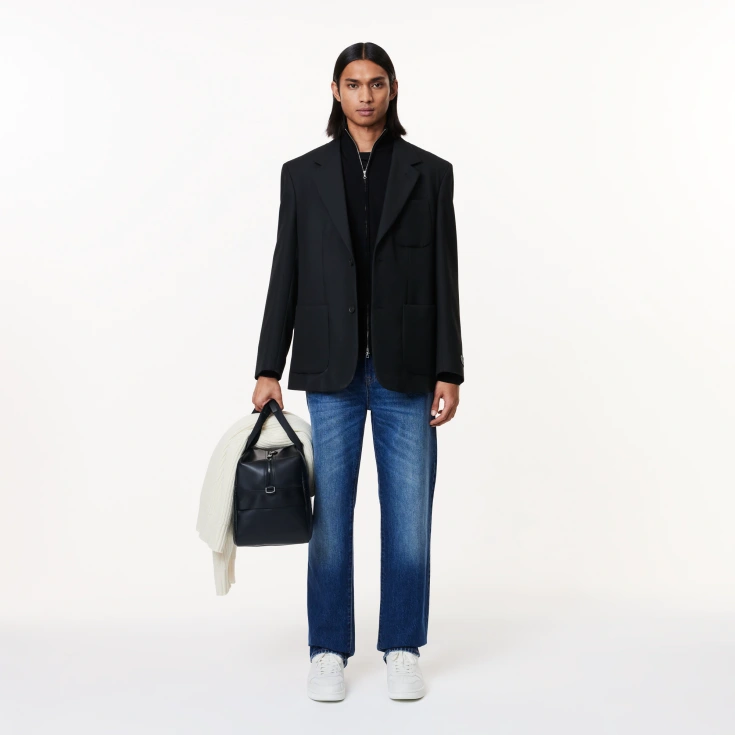 Мужской свитер Lacoste на молнии из органического хлопка