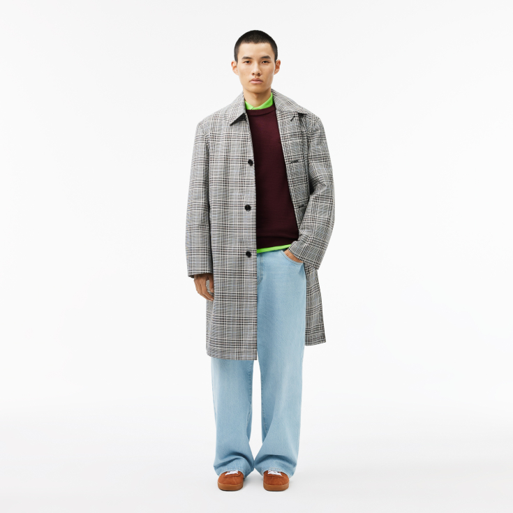 Мужской свитер Lacoste из шерсти мериноса