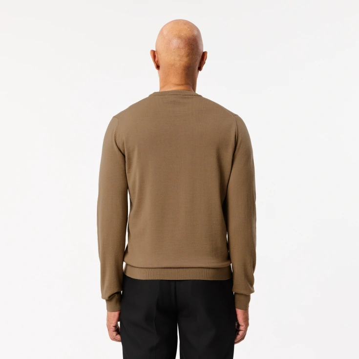 Мужской свитер Lacoste из шерсти мериноса