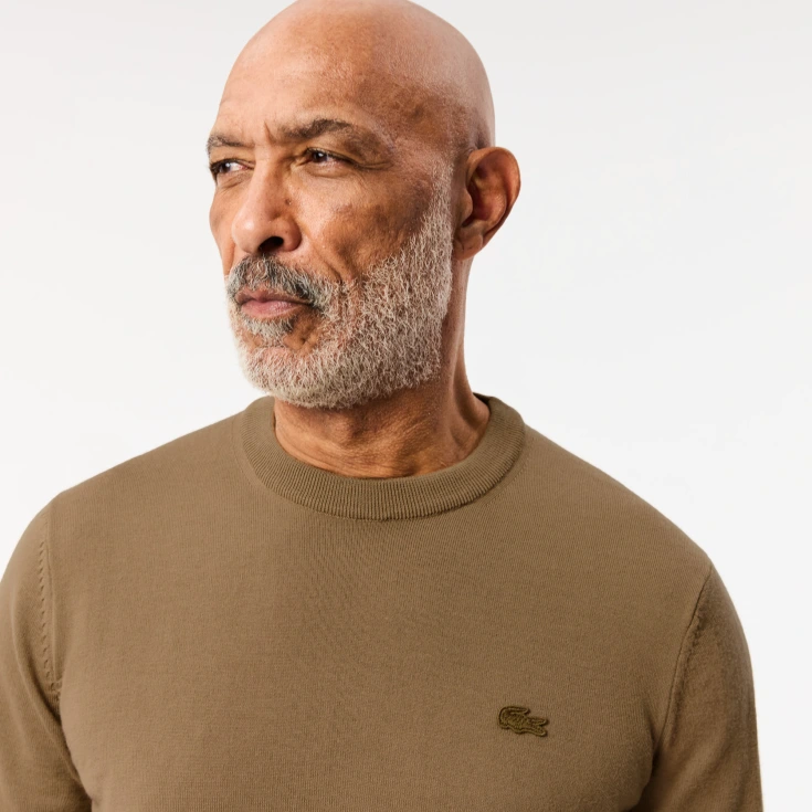 Мужской свитер Lacoste из шерсти мериноса
