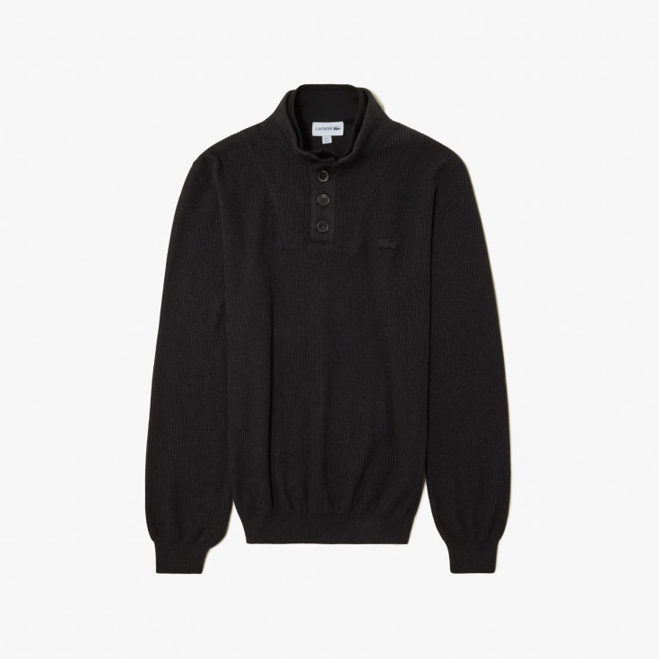 Мужской свитер Lacoste с воротником на пуговицах