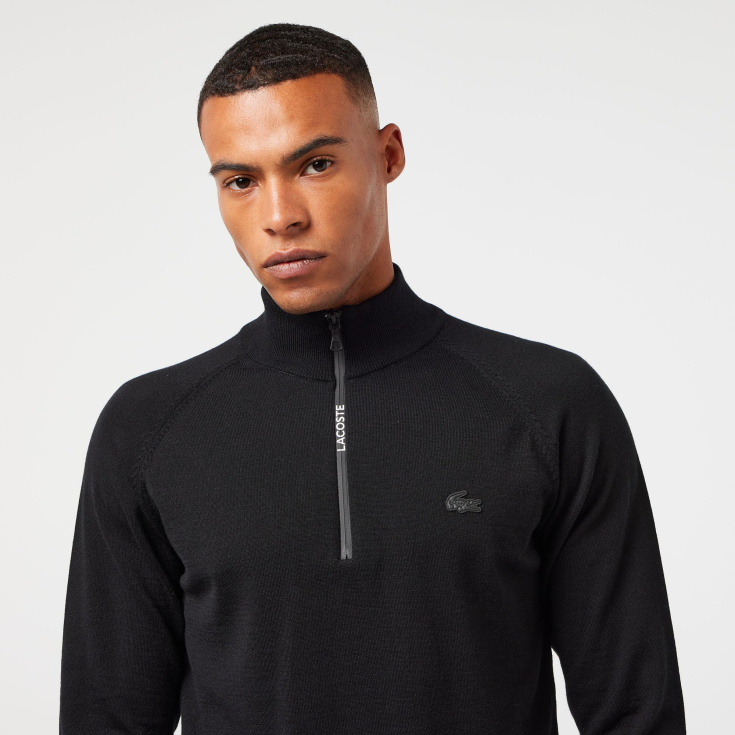 Мужской свитер Lacoste Regular Fit из смеси шерсти и хлопка