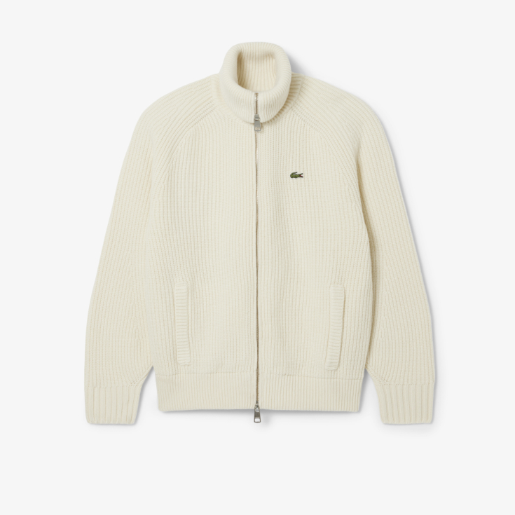 Мужской кардиган Lacoste с высоким воротом на молнии