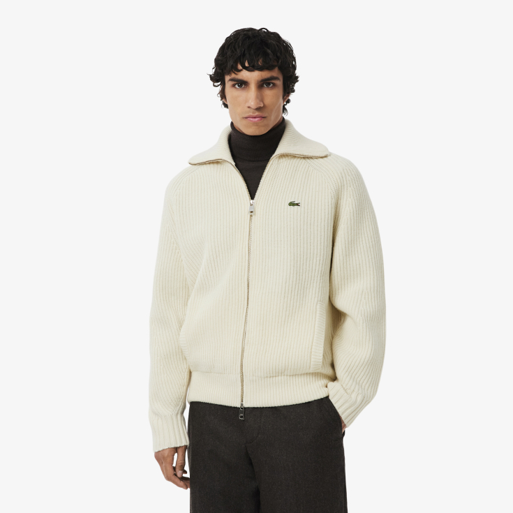 Мужской кардиган Lacoste с высоким воротом на молнии