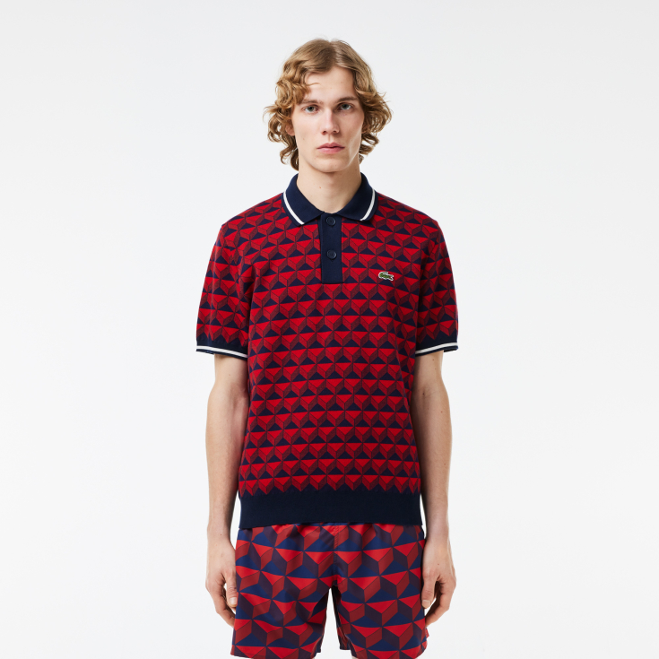 Мужское трикотажное поло Lacoste