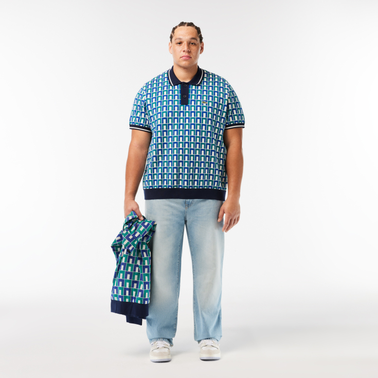 Мужское трикотажное поло Lacoste