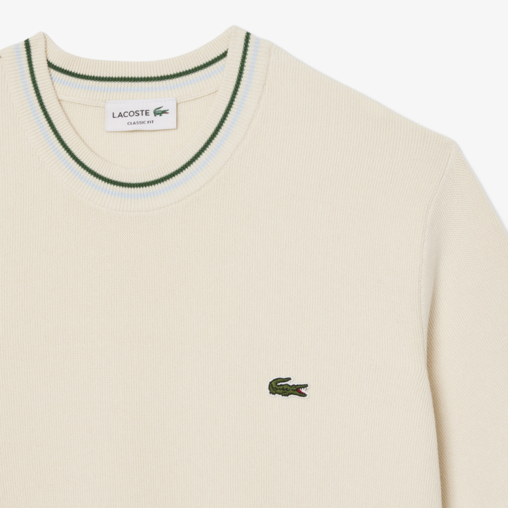 Мужская трикотажная футболка Lacoste из органического хлопка