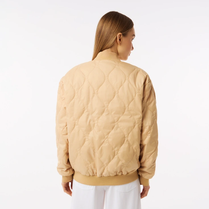 Женская стёганая двухсторонняя куртка Lacoste