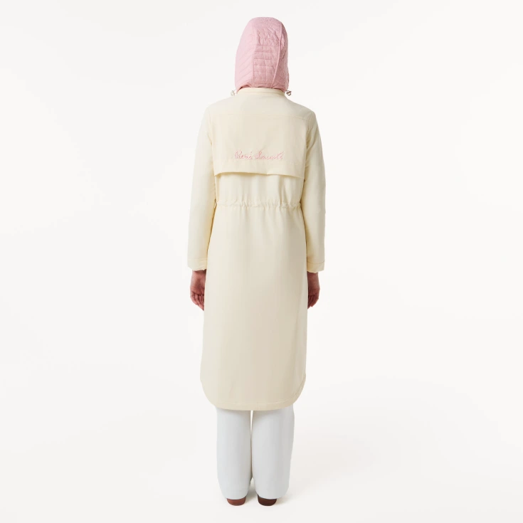 Женская утеплённая куртка-парка Lacoste с эластичным поясом