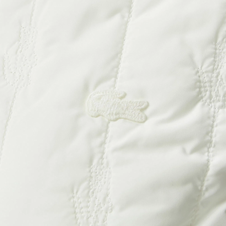 Женский стёганый жилет Lacoste на молнии с открытыми карманами