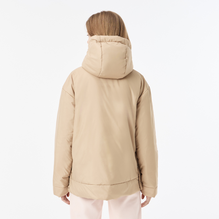 Женская куртка Lacoste с капюшоном