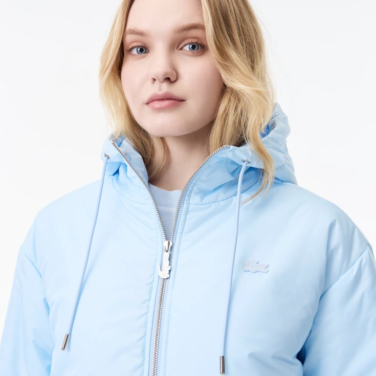 Женская куртка Lacoste с капюшоном
