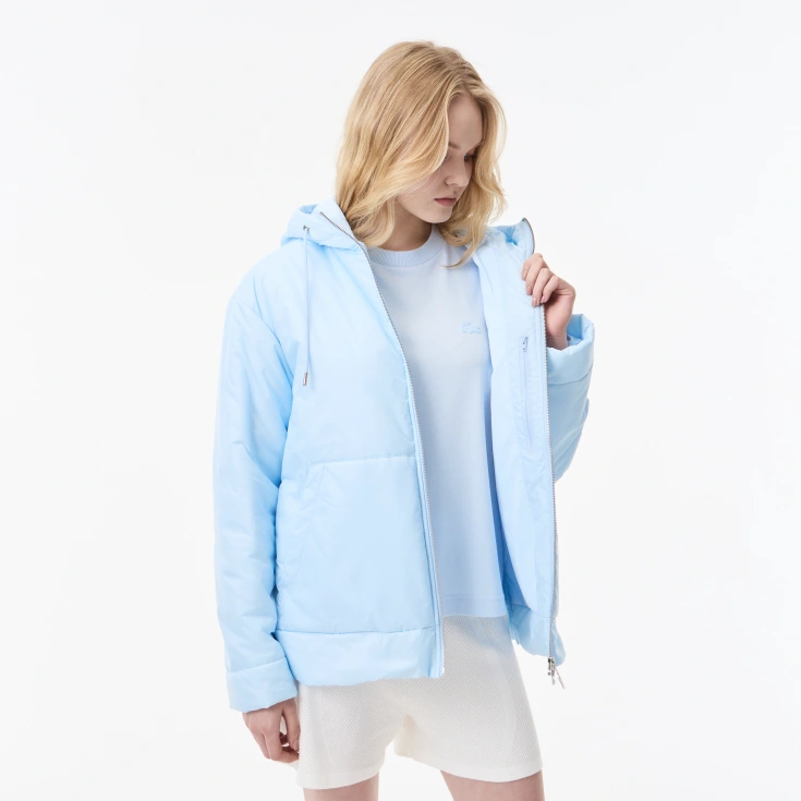 Женская куртка Lacoste с капюшоном