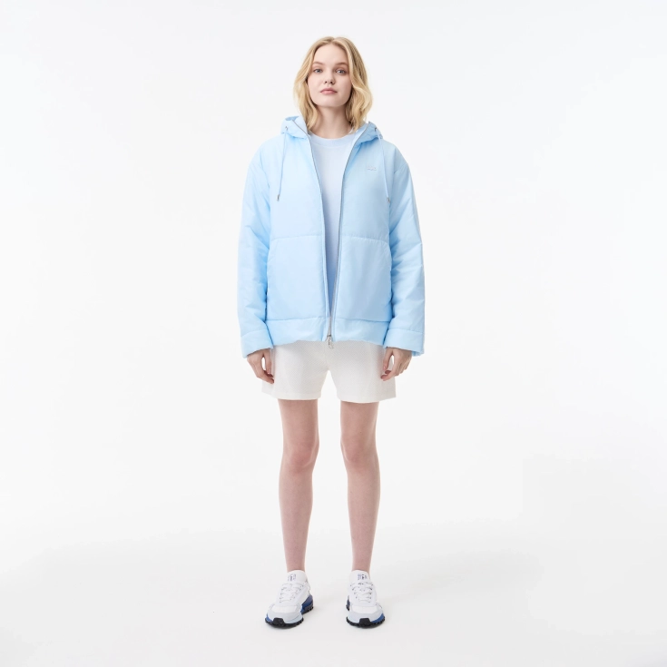 Женская куртка Lacoste с капюшоном
