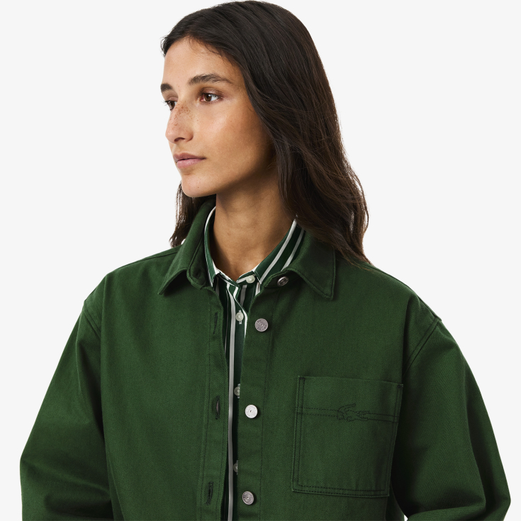 Женская джинсовая куртка Lacoste из органического хлопка