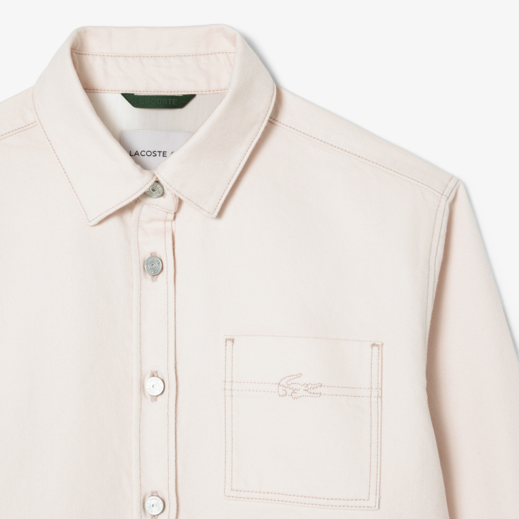 Женская джинсовая куртка Lacoste из органического хлопка