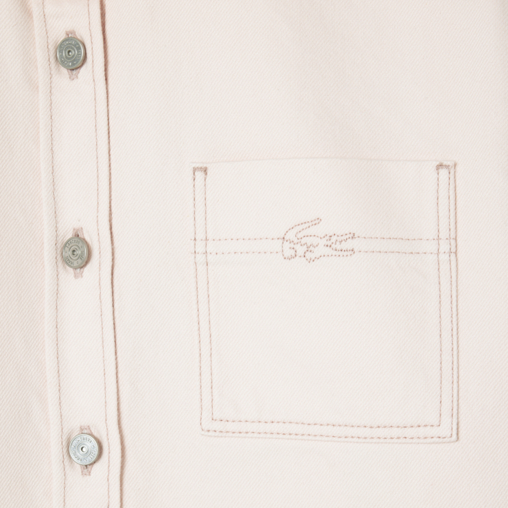 Женская джинсовая куртка Lacoste из органического хлопка