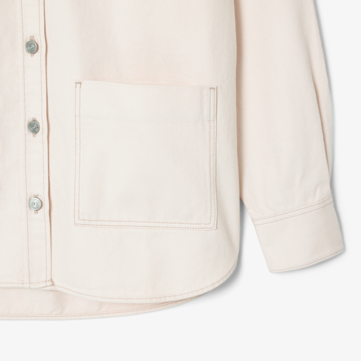 Женская джинсовая куртка Lacoste из органического хлопка