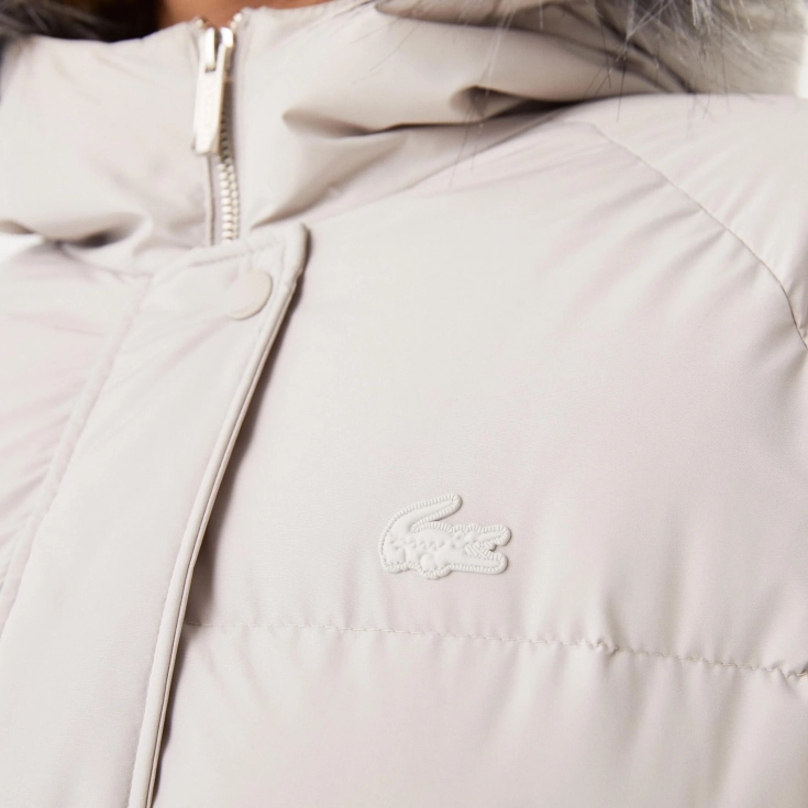 Женская куртка Lacoste с капюшоном